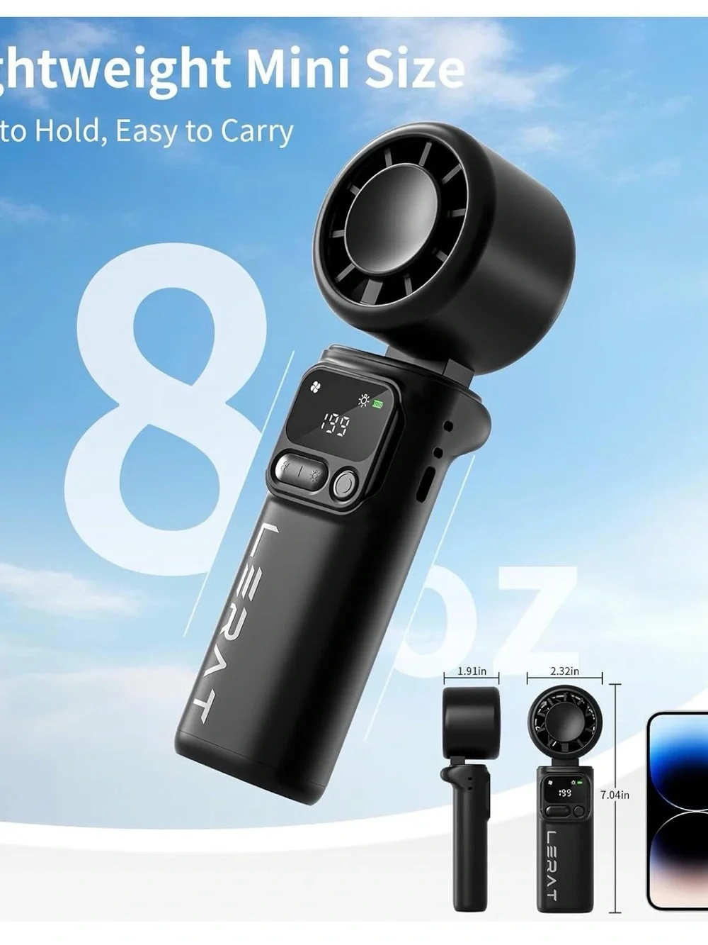 New Portable Foldable Fan - Picture 7 of 8